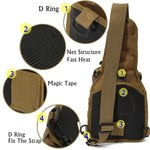 Military Grade Tactical Sling Shoulder/Chest Bag - Exiles Tactical