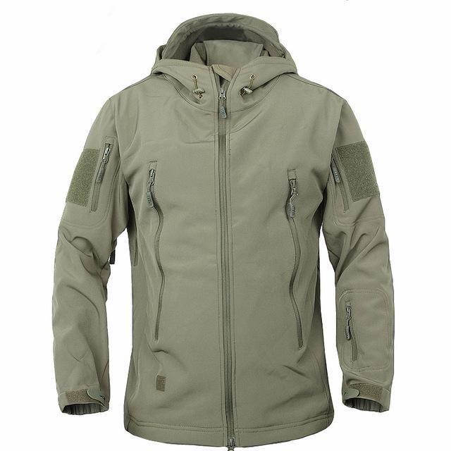 ジャケット・アウター CLESSTE softshell military jacket size 1 Clique Tempest Waterproof Full Zip Mens Softshell Jacket