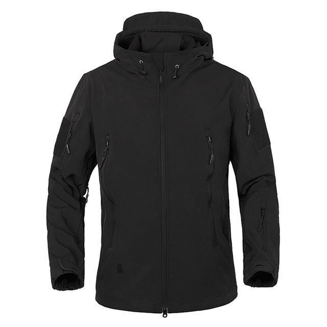 2018 Military Grade Tactical Softshell Jacket Black / Xs Apparel