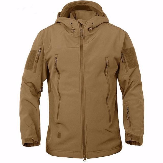 2018 Military Grade Tactical Softshell Jacket Sand / Xs Apparel