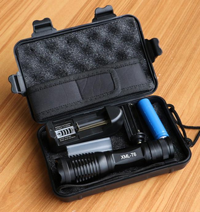 CREE XM-L T6 Tactical Flashlight (CAUTION: 8000 Lumens) – Exiles Tactical CREE XM-L T6 Tactical Flashlight (CAUTION: 8000 Lumens) – Exiles Tactical